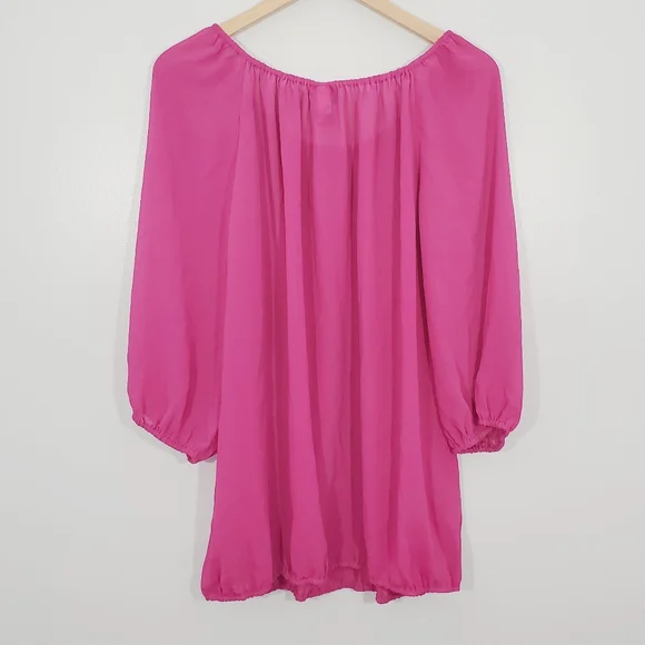 NWT Lane Bryant pink flowy top size 18 / 20 - Picture 2 of 6